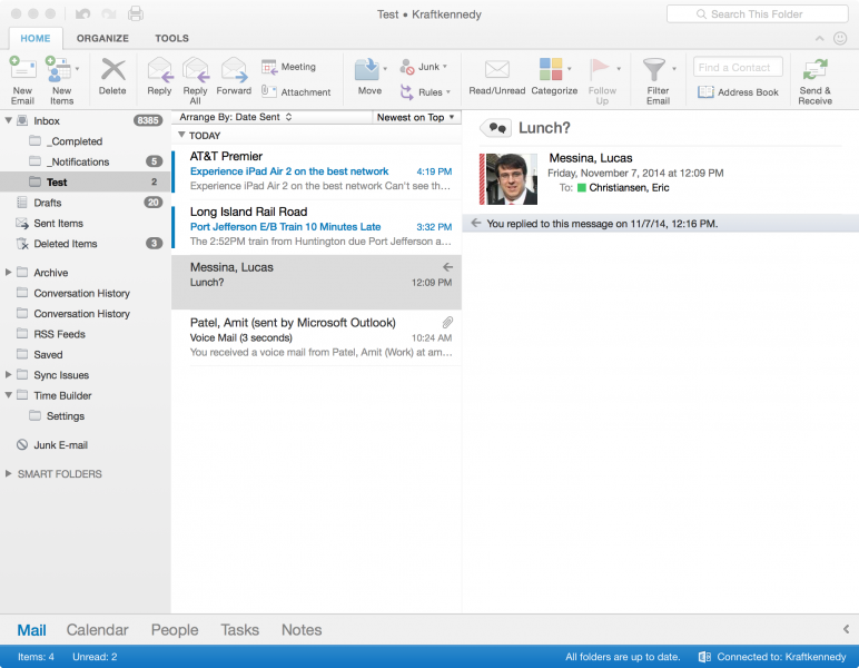 outlook 2011 office 365